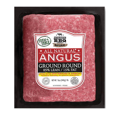 angus top round steak ground beef