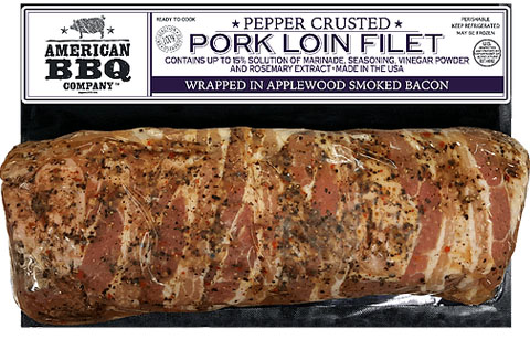 pepper crusted pork loin filet