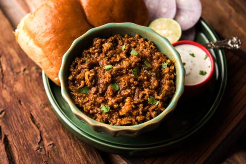 Indian Ground Beef with Peas