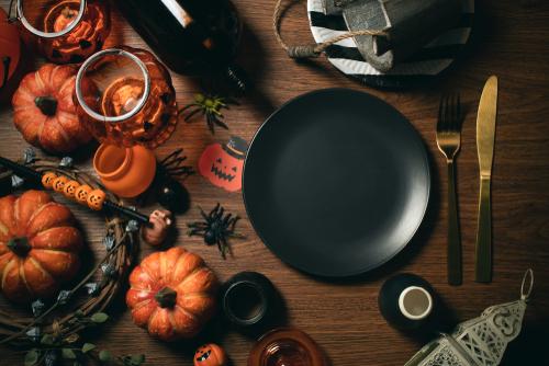 Chicken Boo-dle Halloween Soup